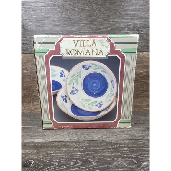 Villa Romana Pasta Bowls Set of 3 Italy Handpainted - Picture 2 of 10